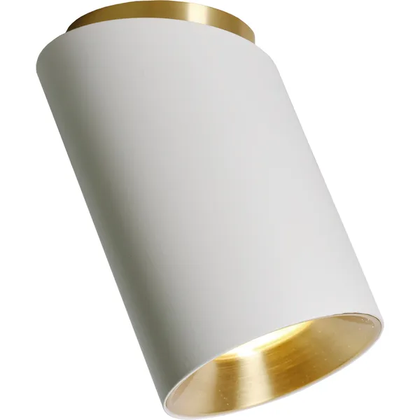 DCW Tobo C85 Diag Lámpara de Techo Blanco/Latón