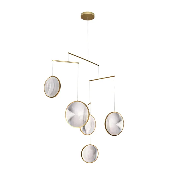 DCWéditions Focus X5 Oro – Lámpara colgante