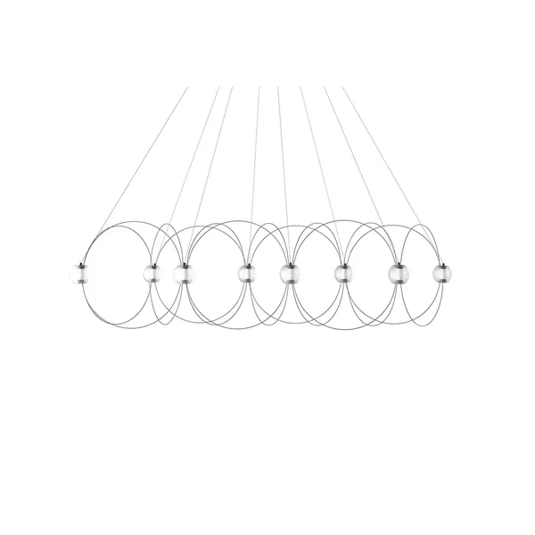 DCWéditions Lámpara Colgante Munari X8 Negro