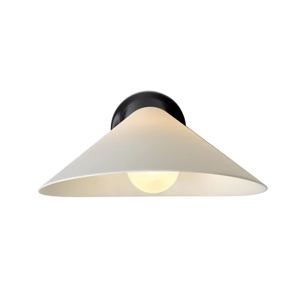 DCWéditions Plume Porcelana/ Negro – Lámpara de pared — imagen 2