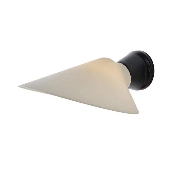 DCWéditions Plume Porcelana/ Negro – Lámpara de pared — imagen 3