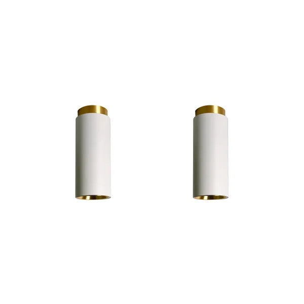DCWéditions Tobo C65 Duo Lámpara de Techo Blanco