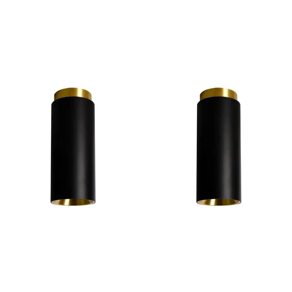 DCWéditions Tobo C65 Duo Lámpara de Techo Negro
