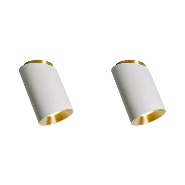 DCWéditions Tobo C85 Diag Lámpara de Techo Blanco