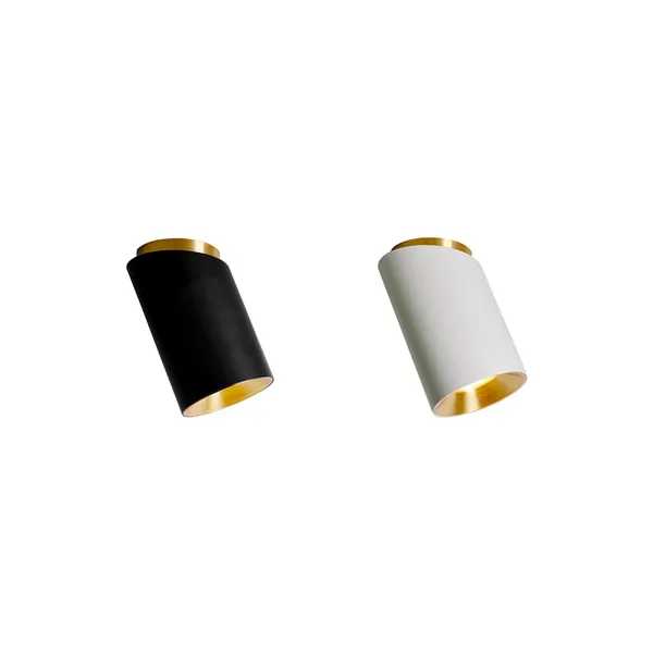 DCWéditions Tobo C85 Diag Lámpara de Techo Negro/ Blanco