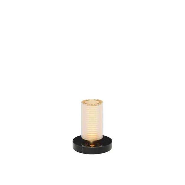 DCWéditions Dcwédtions La Lampe Frechin Portátil Oro/ Mármol Negro – Lámpara — imagen 2