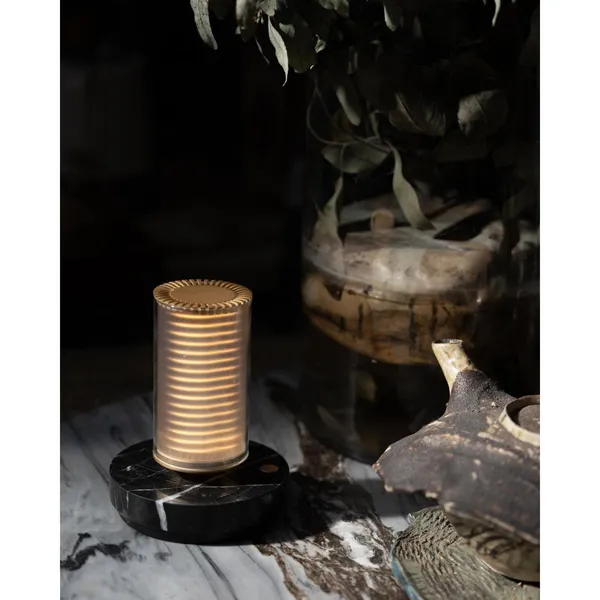 DCWéditions Dcwédtions La Lampe Frechin Portátil Oro/ Mármol Negro – Lámpara — imagen 6