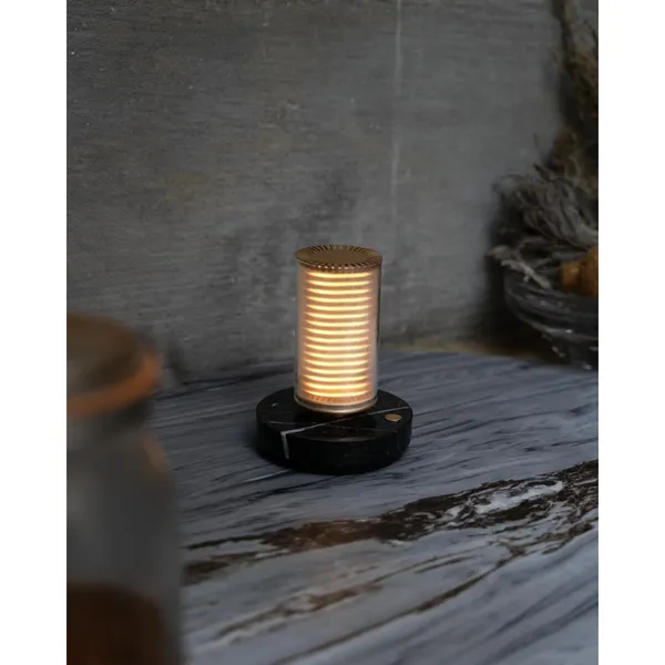 DCWéditions Dcwédtions La Lampe Frechin Portátil Oro/ Mármol Negro – Lámpara — imagen 7