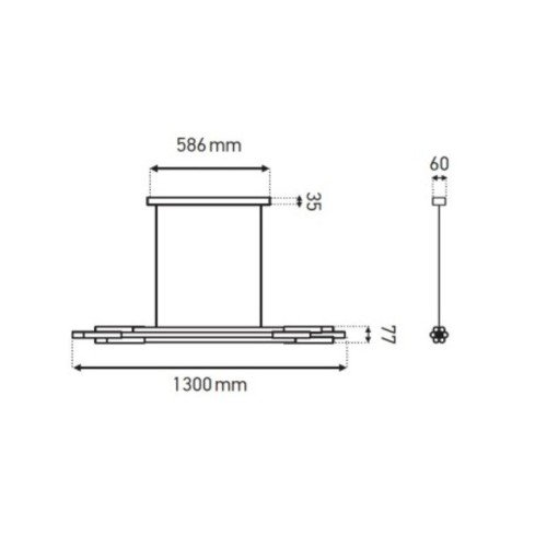 DCWéditions Org Pendant Horizontal 1300 - Dcw Éditions – Lámpara colgante — imagen 4