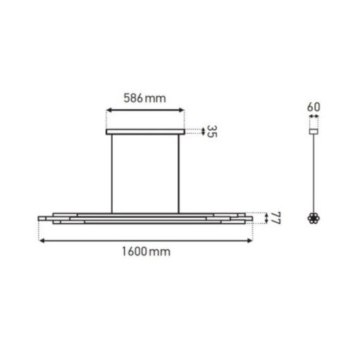 DCWéditions Org Pendant Horizontal 1600 - Dcw Éditions – Lámpara colgante — imagen 4