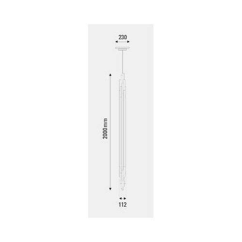 DCWéditions Org Pendant Vertical 2000 - Dcw Éditions – Lámpara colgante — imagen 3