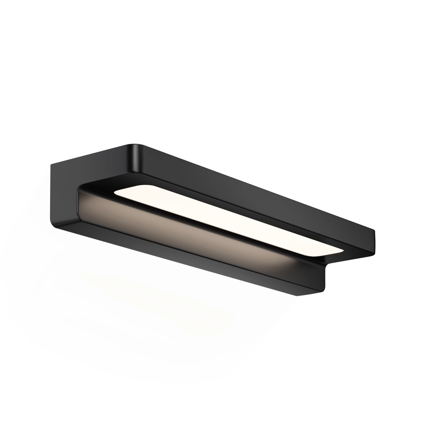 Decor Walther Form, lámpara de pared LED negro mate - 34 cm