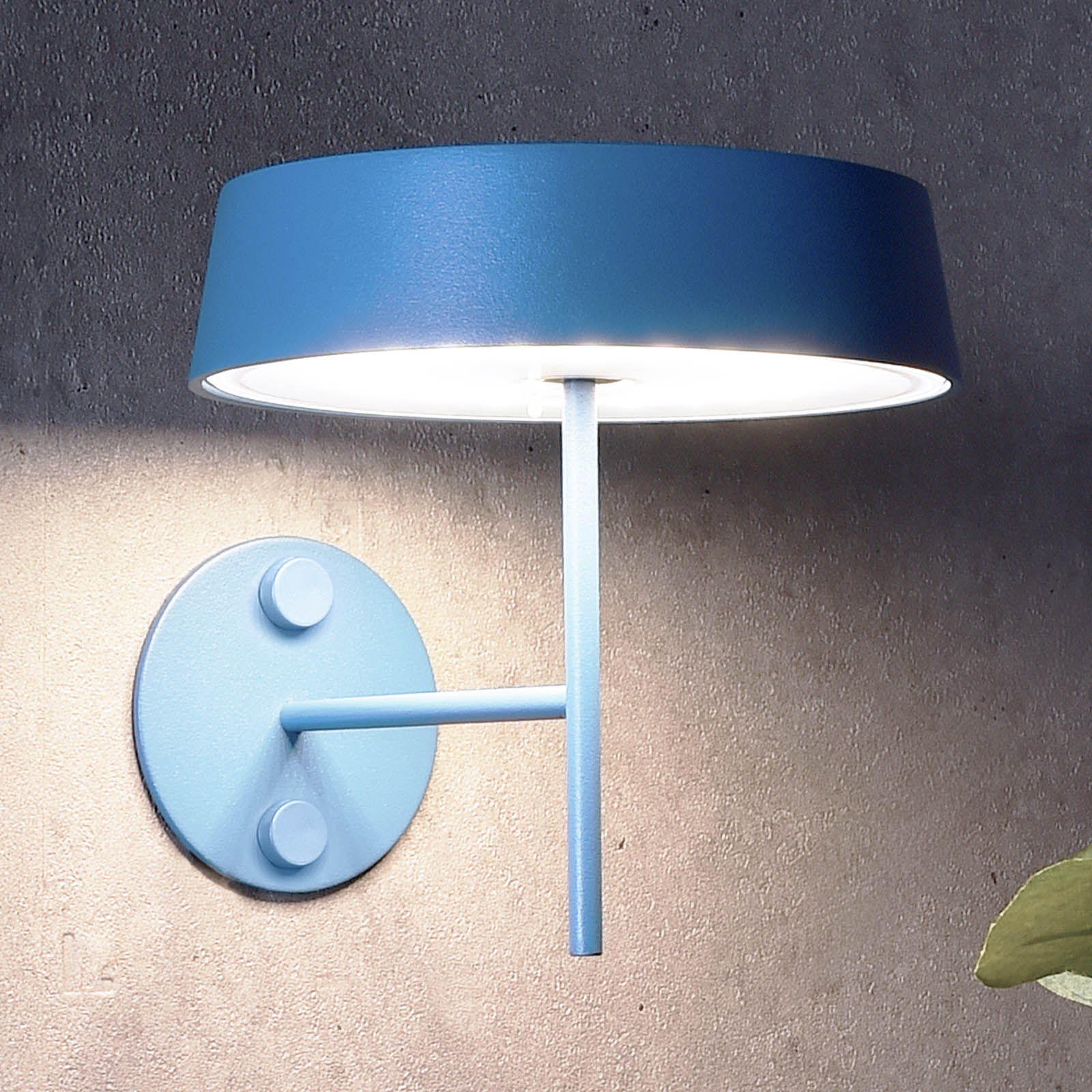 Aplique de pared LED Miram con batería recargable, atenuable