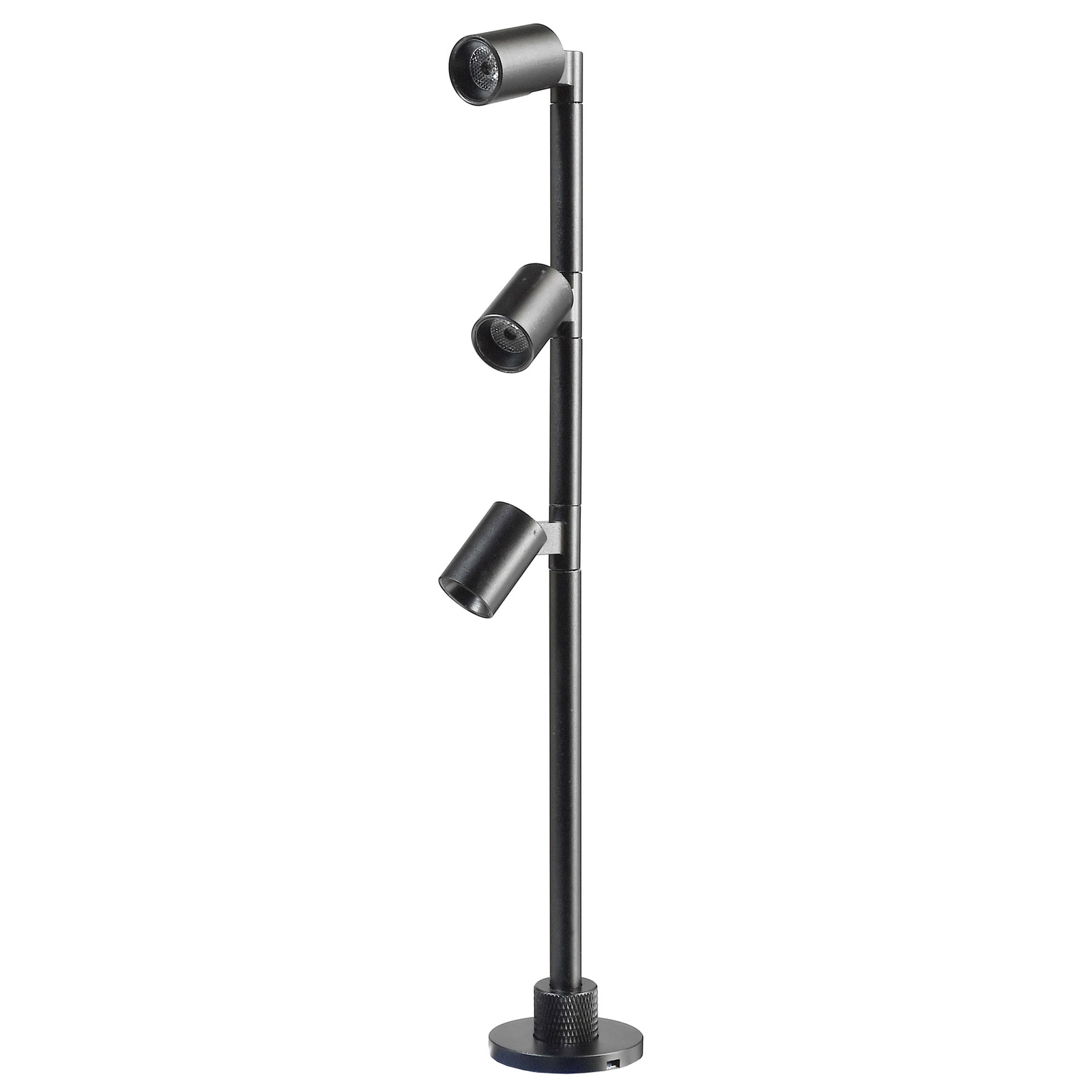 Herculis lámpara de expositor LED triple, 3 luces