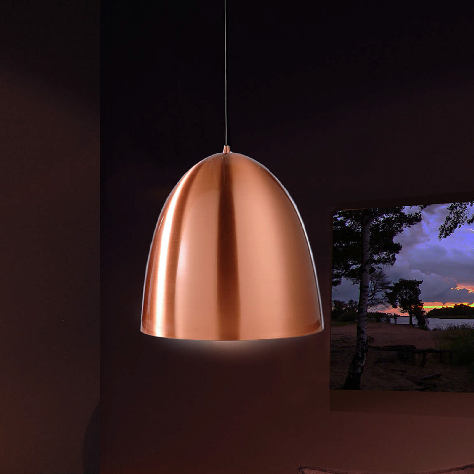 Deko-Light Bell semiovalada – Lámpara colgante — imagen 3