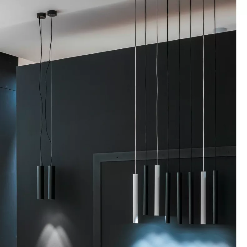 Delta Light Hedra, negro - 30 cm – Lámpara de suspensión led — imagen 4