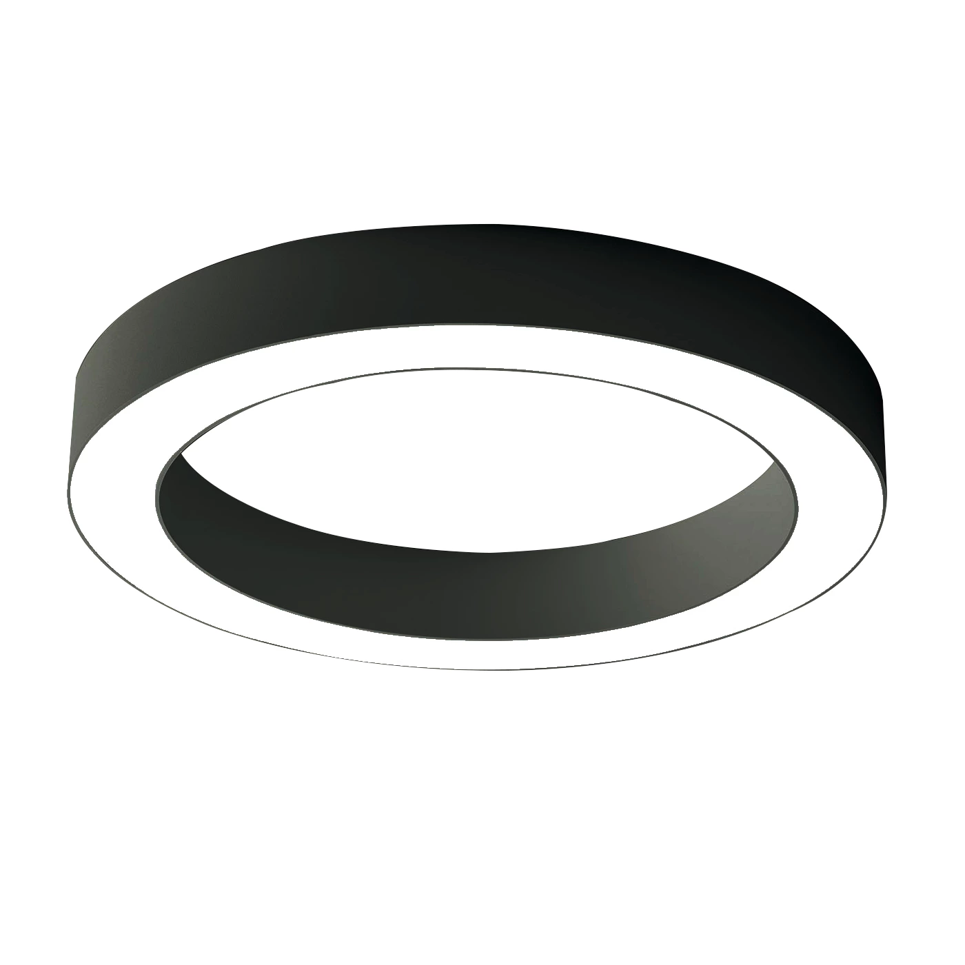 Delta Light Super-Oh!, lámpara de techo LED negro - ø39 cm