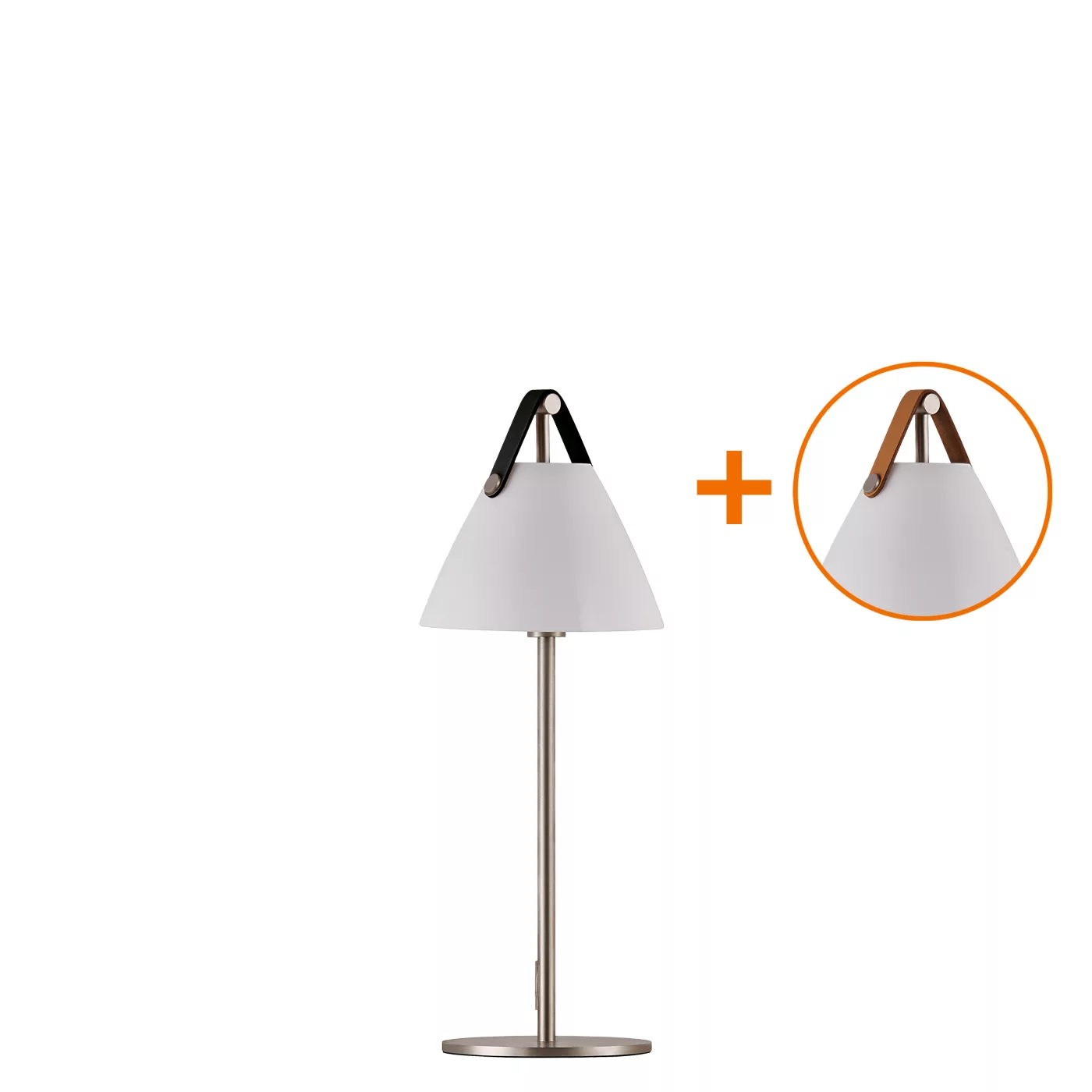 Design for the People Strap, Vidrio opal – Lámpara de sobremesa — imagen 3