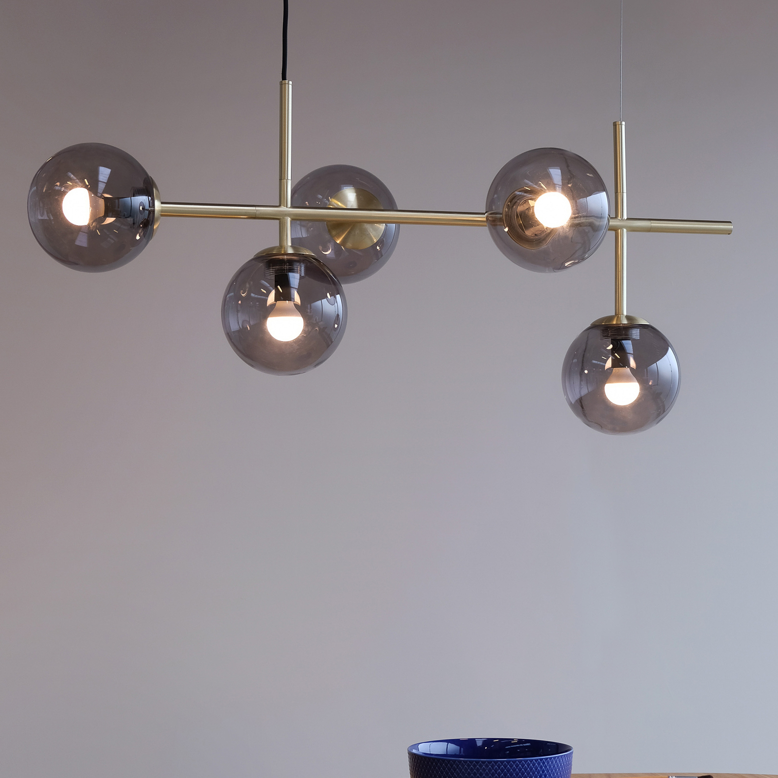 Dyberg Larsen Como lámpara colgante 5 luces