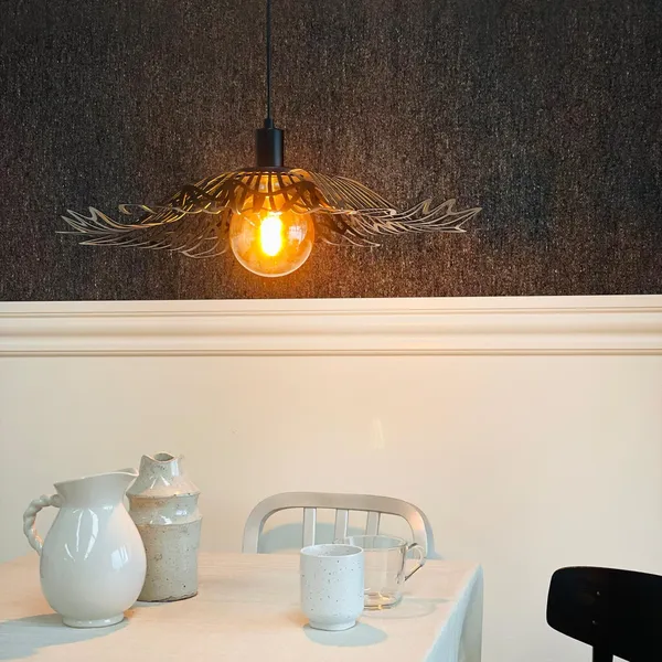 Dyberg Larsen Flora Ø60 Negro – Lámpara colgante — imagen 6