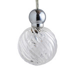 EBB & FLOW Uva L bola colgante plata claro Swirl — imagen 3