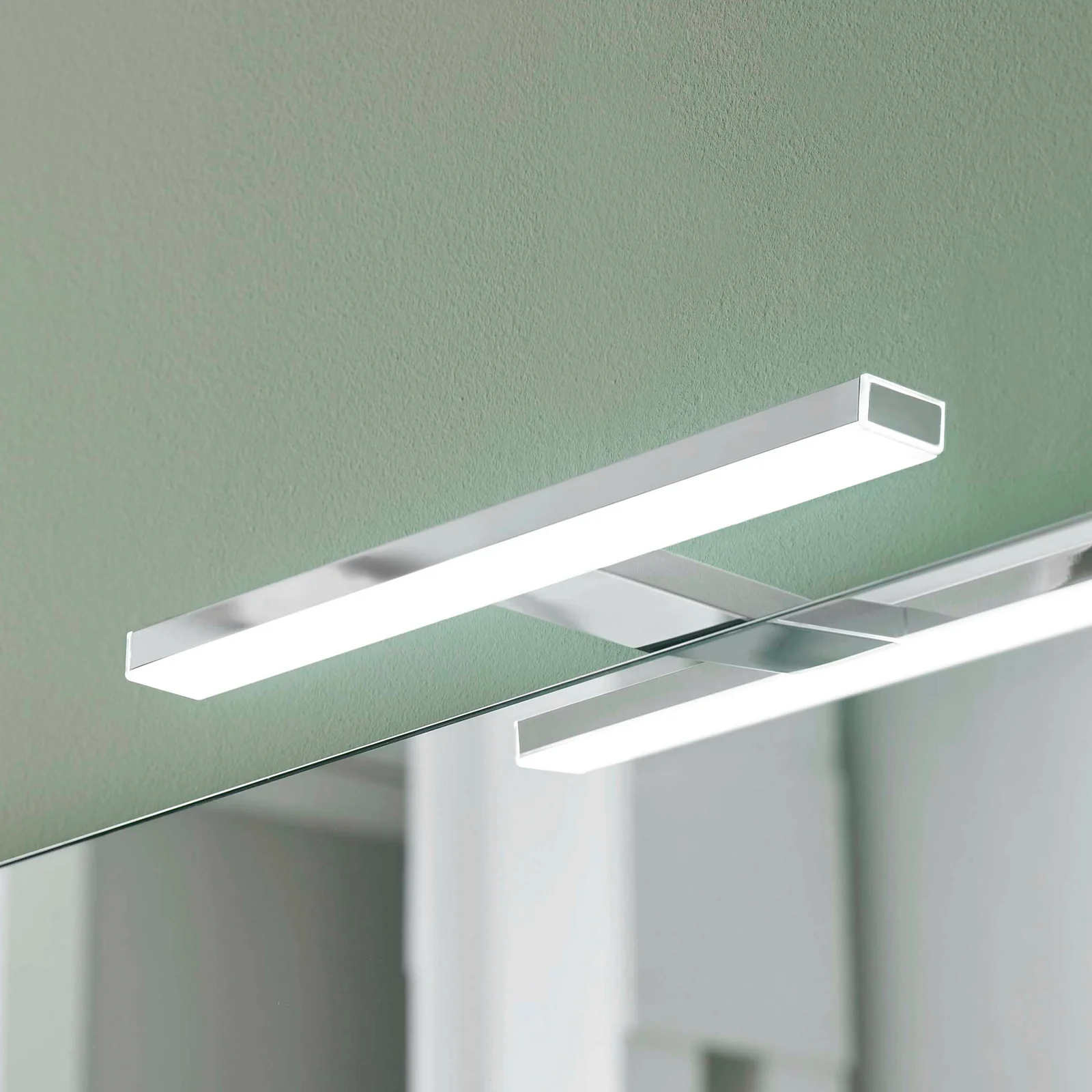Ebir Esther 2 de espejo Led, cromo – Lámpara — imagen 5