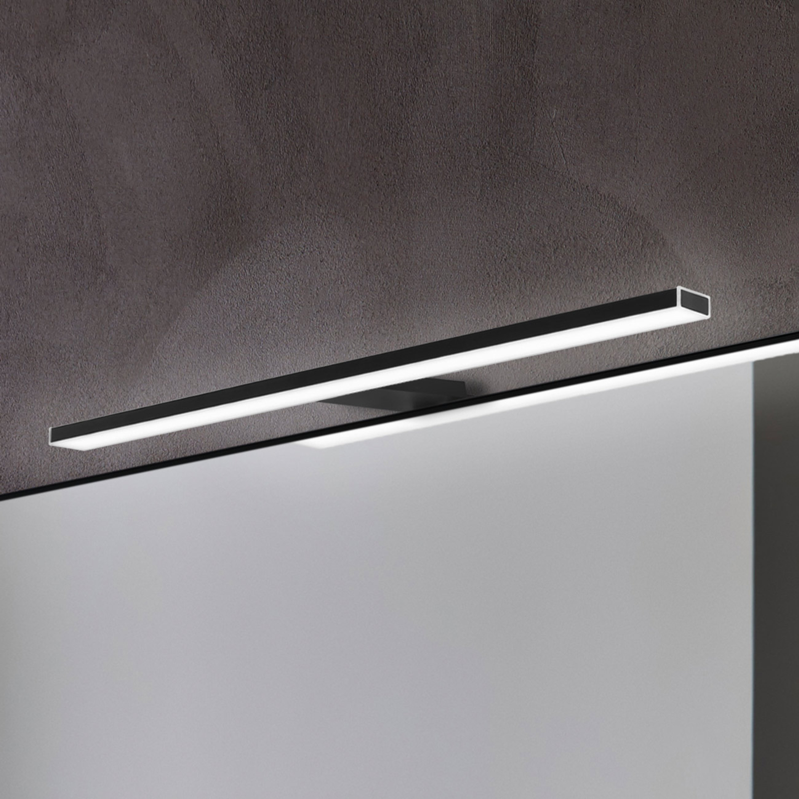 Ebir espejo Led Pandora, negro mate – Lámpara — imagen 4