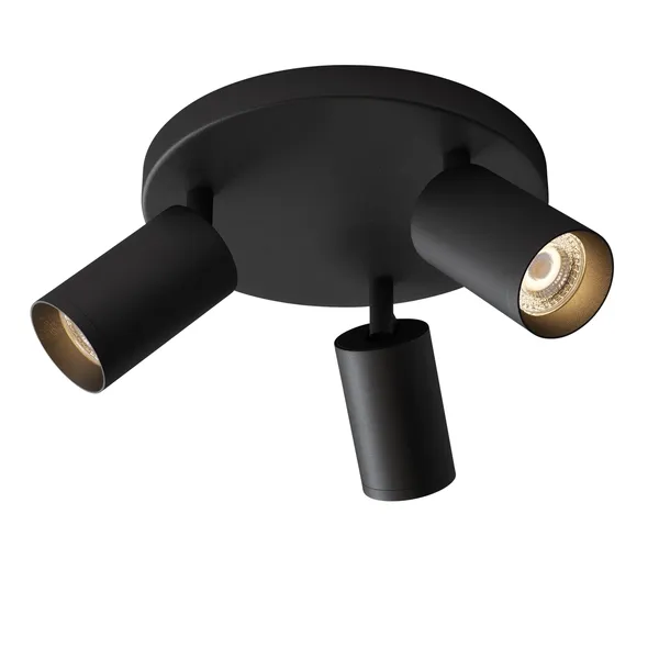Canspot 55 Triple Round Foco Negro
