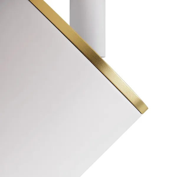 Edgeform Edgespot Doble 65 Blanco/Latón – Foco — imagen 3