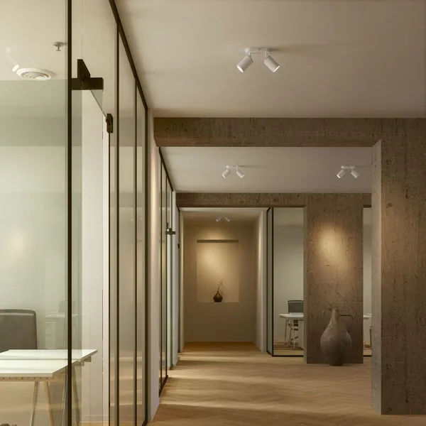 Edgeform Edgespot Doble 65 Blanco/Latón – Foco — imagen 5
