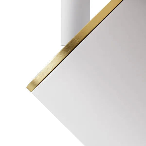 Edgeform Edgespot Simple 65 Blanco/Latón – Foco — imagen 3
