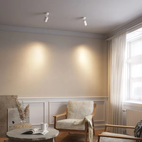 Edgeform Edgespot Simple 65 Blanco/Latón – Foco — imagen 4