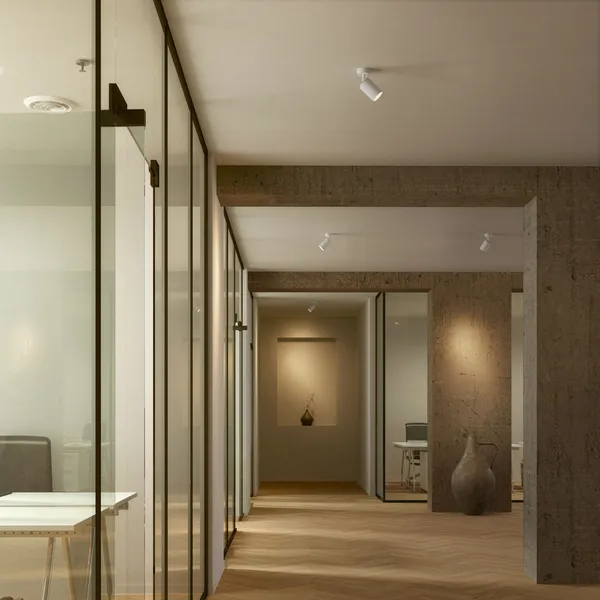 Edgeform Edgespot Simple 65 Blanco/Latón – Foco — imagen 5