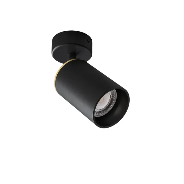 Edgespot Simple 65 Foco Negro/Latón