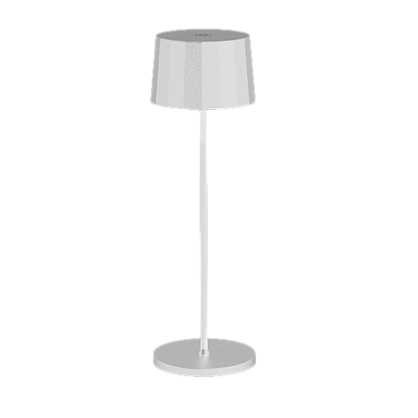 Egger DLS Lámpara de mesa LED recargable Tosca, aluminio