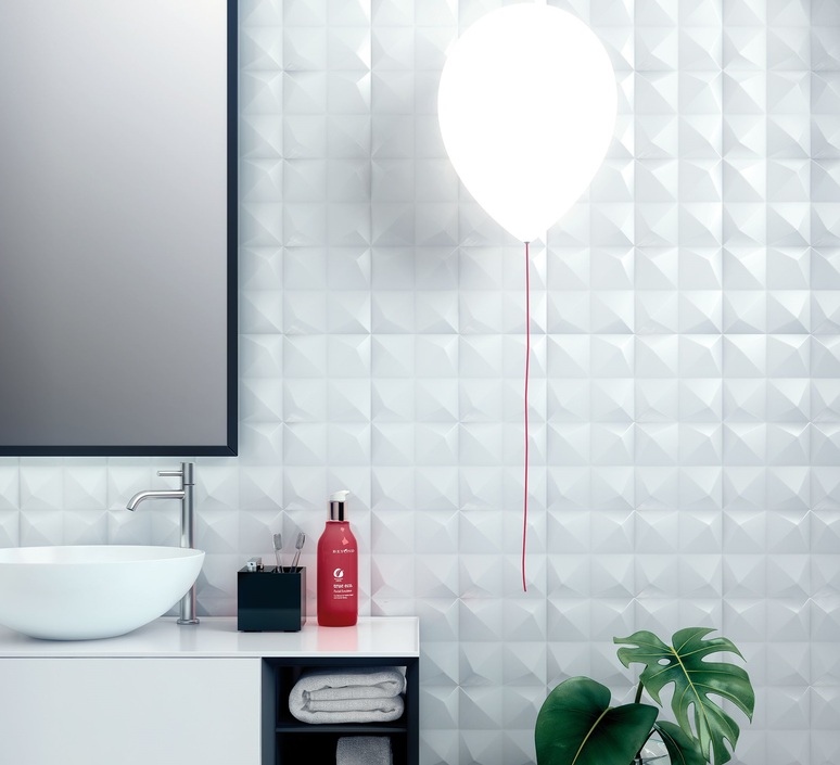 Estiluz Balloon, A-3050, blanco, Ø26cm, H84,4cm – Aplique — imagen 4