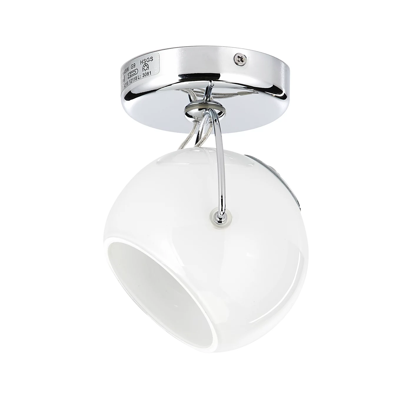 Fabbian Beluga White, y pared – Lámpara de techo — imagen 5