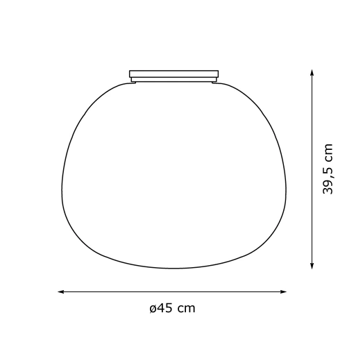 Fabbian Lumi Mochi – Lámpara de techo — imagen 3