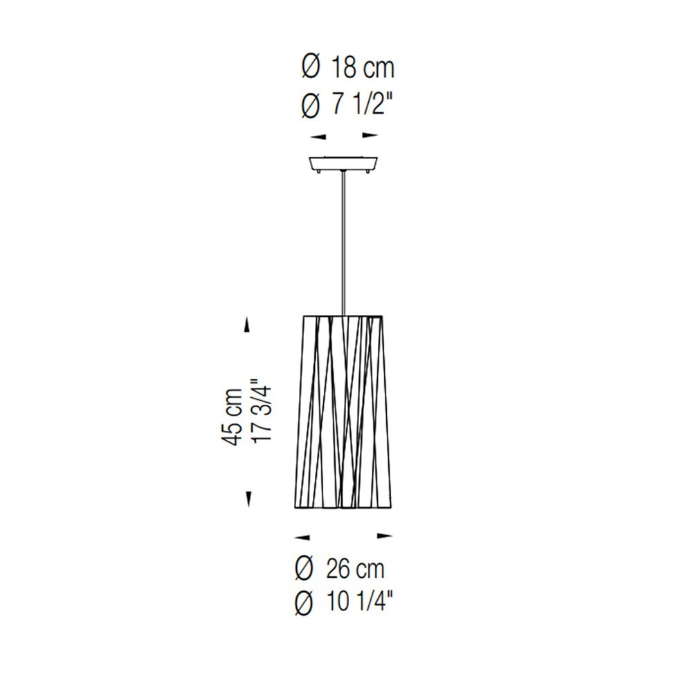 Fambuena Dress Cone – Lámpara suspensión — imagen 7