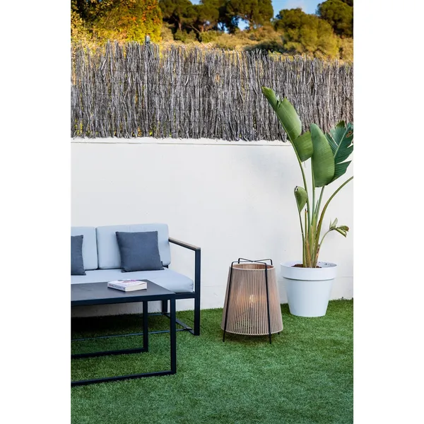 Faro Akane Exterior Beige/ Mate Negro – Lámpara de pie — imagen 4