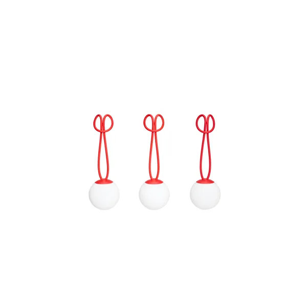 Fatboy Bolleke Mini Portátil, Juego de 3 , Rojo – Lámpara — imagen 7