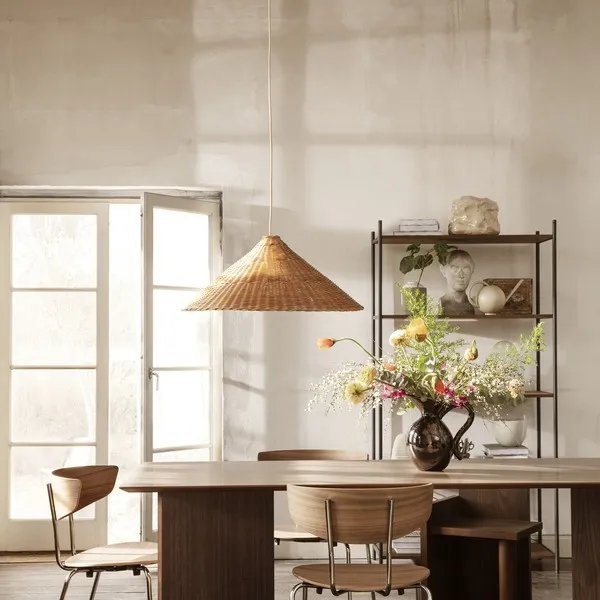 Ferm Living Dou Ø68 Natural con Cable 2m – Lámpara colgante — imagen 4