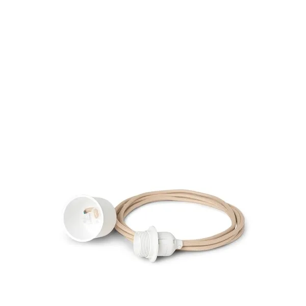 Ferm Living Dou Ø68 Natural con Cable 2m – Lámpara colgante — imagen 6