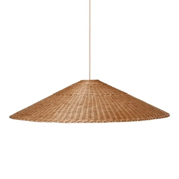 Dou Ø90 Lámpara Colgante Natural con Cable 2m