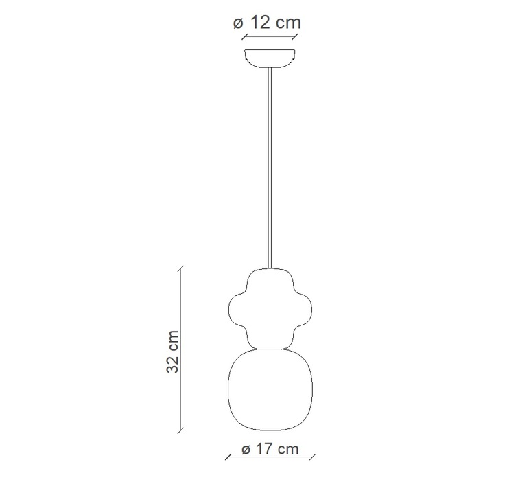 Ferroluce Copacabana, amarillo, Ø17cm, H32cm – Lámpara colgante — imagen 5