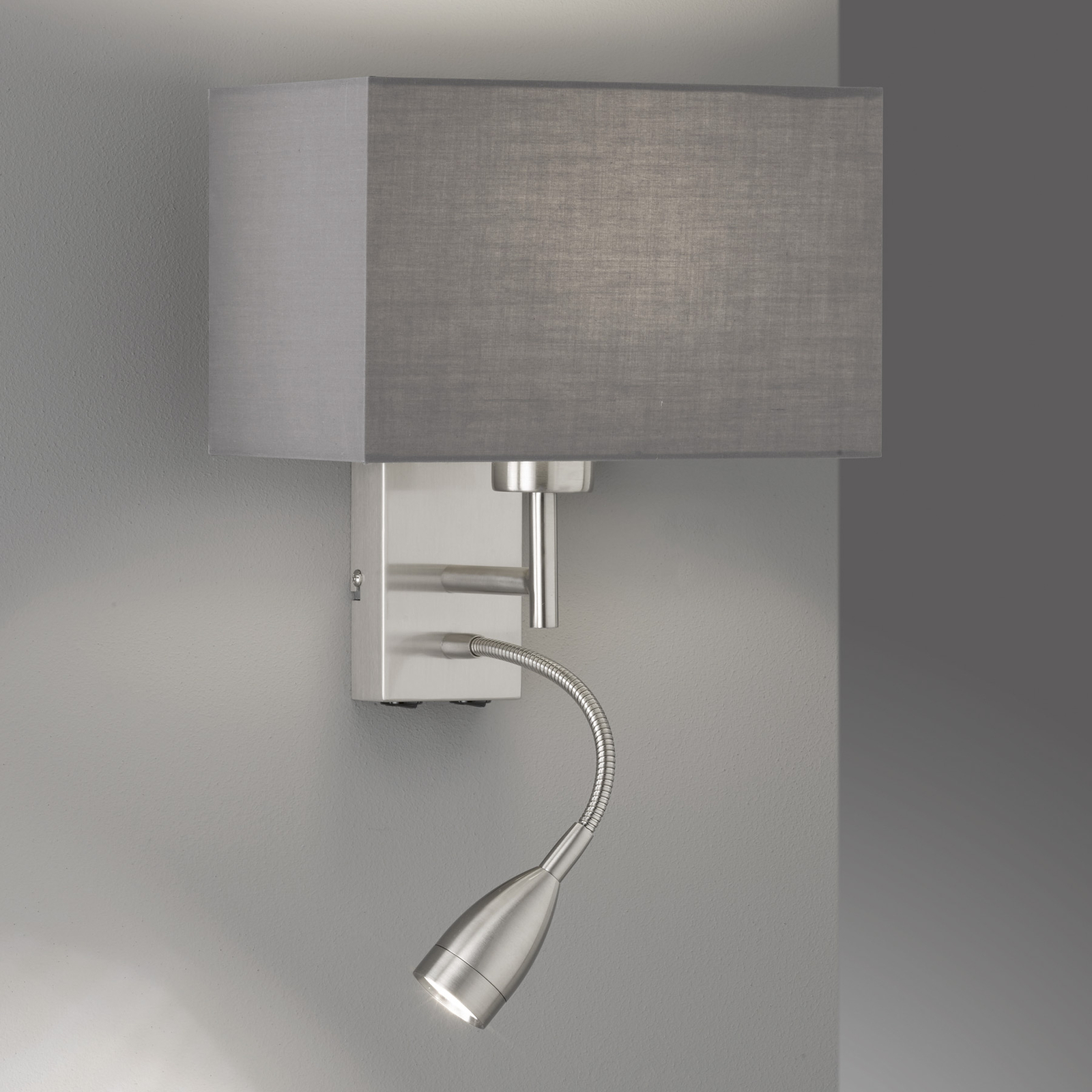 Aplique de pared Dream con brazo de lectura LED
