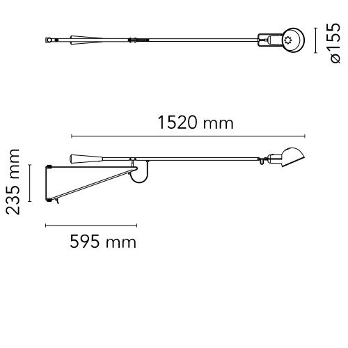 Flos 265 Small Chromatica – Aplique — imagen 5