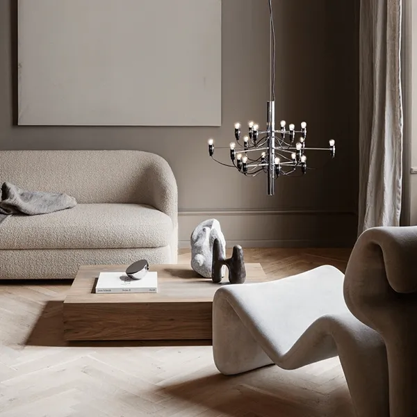 Flos 2097/18 Pequeño Cromo – Lámpara colgante — imagen 5