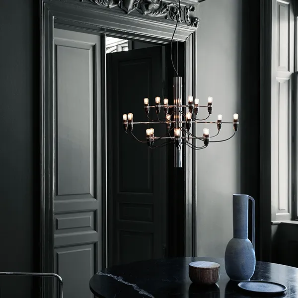 Flos 2097/18 Pequeño Cromo con Led – Lámpara colgante — imagen 2