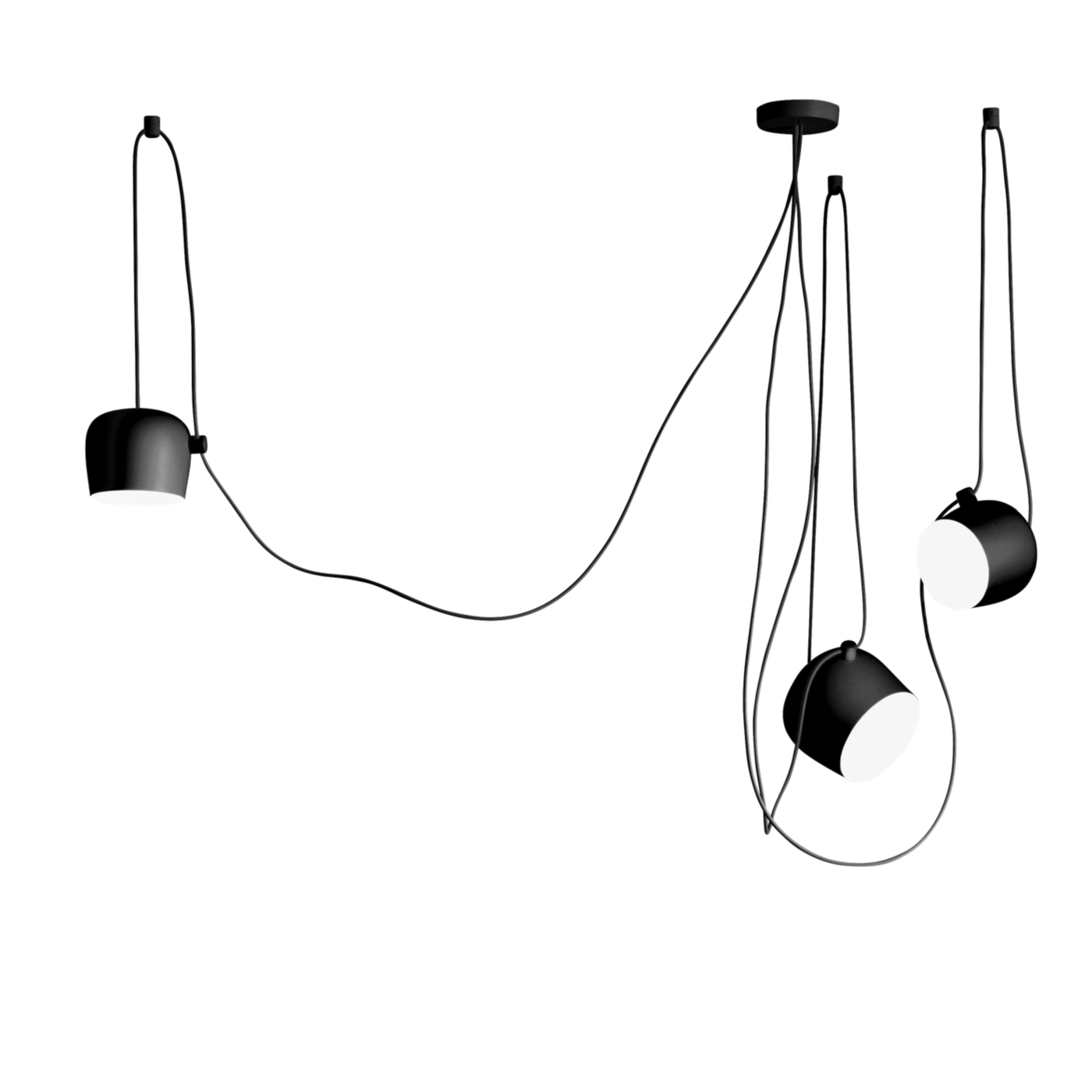 Flos Aim y Aim Small Mix LED 3 focos